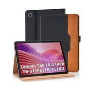 Vkooer Étui pour Lenovo Tab 10,1" 2025 TB-311FU / TB-311XU Folio Flip PU Cuir Tablette Housse de Protection avec Fonction Support pour Lenovo Idea Tab 10,1" 2025Black