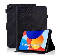 Vkooer Étui pour Xiaomi Redmi Pad SE 8,7" 2024 en cuir synthétique de qualité supérieure avec support de visualisation multi-angle et emplacements pour cartes - Coque intelligente pour tablette Redmi