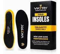VKTRY Or pour chaussures sans crampons - Semelles intérieures performantes en fibre de carbone - Inserts athlétiques personnalisés pour le sport, le basket-ball, le volley-ball, la course à pied et