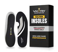 VKTRY Semelles intérieures Silver Performance - Inserts en composite de fibre de carbone pour athlètes | Légères et structurées, soutien de la voûte plantaire, absorption des chocs, retour d'énergie