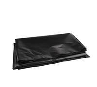 VKTY Revêtement de bassin en caoutchouc PEHD noir pour petits étangs, bassins à poissons, fontaine de jardin 3 x 3 m