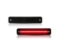 VKVZGPRARW Clignotant Latéral Dynamique Pour Hummer H2 SUV/SUT 2003-2009 Clignotants Latéraux Panneau Porte Frein Arrière Et Feux Antibrouillard Feu Position Toit Cabine(2pcs Red Side Marker)