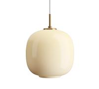 Louis Poulsen - VL45 Radiohus Suspension Ø250 Brass/Glossy Pale Yellow