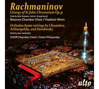 Vladimir Minin – Rachmaninov : Liturgie de Saint Jean Chrysostome – CD