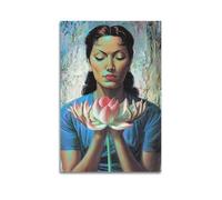 Vladimir Tretchikoff 7 - Impression sur toile pour décoration murale de salon, chambre à coucher - 40 x 60 cm