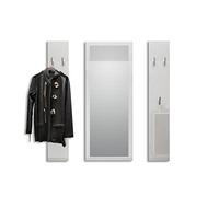 Vladon Ensemble de Meubles d'entrée Spot en Blanc Haute Brillance