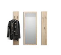 Vladon Ensemble de Meubles d'entrée Spot en Chêne Brut