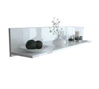 Vladon Etagère murale Skadu en Blanc haute brillance