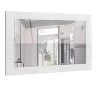 Vladon LIMA Miroir mural - Blanc haute brillance - 89 cm