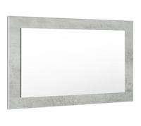 Vladon Miroir mural Lima 89cm en Aspect Béton Oxyde