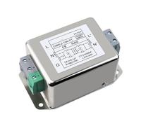 VLALAMNO CW4L2-10A/20A/30A -DT Filtre de Puissance Terminal monophasé AC 220V harmoniques de fréquence Anti-interférence(CW4L2-10A -DT Terminal)