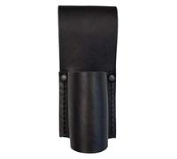 VlaMiTex Porte-Outils Hache Marteau Porte-Faucille Porte-Marteau Étui pour Lampe de Poche Torche Holster Bâton Matraque Gourdin Ø 30 mm et Ø 40 mm, en Cuir, Noir (Ø 30 mm - M16)