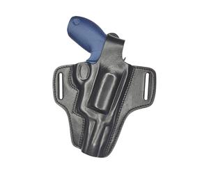 VlaMitex R5 Étui en Cuir pour Révolver Taurus RT 410 Judge, Holster de Ceinture OWB avec Lanière de Sécurité, Noir