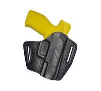 VlaMiTex U5 OWB Holster en Cuir pour Pistolet Taurus TX22 Noir