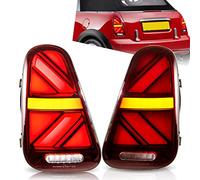 VLAND LED Feux arrière pour Mini Cooper/One MK1 R50 R52 R53 Hatch 2001-2006,feu arriere avec éclairage d'activation dynamique，Paire (côtés gauche et droit)