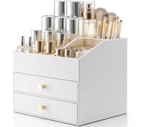 VLANDO Rangement Maquillage avec 3 tiroirs, organisateur de coiffeuse