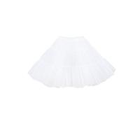 Vlazom Jupon Femme Court Jupon sous Robe de Mariée pour Robes de Mariée Jupe Tulle Vintage Fond de Robe A-Ligne Tutu，Blanc，L-XL