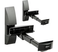 Vlb 200 Support Mural Universel Pour Enceintes (2X) Orientable Jusqu'À 90º Inclinaison 15º Poids Max. 20 Kg Noir