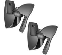 Vlb 500 Support Mural Universel Pour Enceintes (2X) Orientable Jusqu'À 180º ¿ Emballage Écologique Poids . 5 Kg Suport Mural Polyéthylène De Haute Gamme Noir