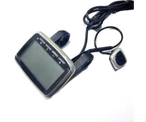 VLCD5 Écran de vélo électrique 6 broches pour moteur central de vélo électrique Tongsheng TSDZ2, écran LCD sans fonction poignée d'accélérateur, compatible avec ordinateur de vélo moteur MI D