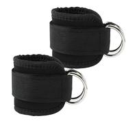 Vlecexs 2 Pièces Sangle Cheville Musculation Poulie, Sangle Musculation et de Fitness sur Le Câble Machines, Ankle Straps pour Sport Kickback Les Jambes et Les Fessiers Accessoires de Fitness