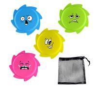 Vlecexs 4pcs Sprinkler Frisbee Jouets Fonction Spray Silicone Frisbee Frisbee Flying Discs Super Doux avec Sac Rangement Enfants Famille Animaux Plage Piscine Jardin Camping Jeux Eau