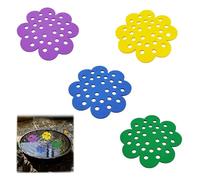 Vlecexs Abeilles Buvant Eau Insectes Buvant Distributeur Eau Abeilles Station Alimentation 8 Ensembles île Natation Irrigation Papillon Oiseau Pollinisateur Jardin Balcon Apiculture Eco Projet