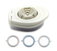 Vlecexs Coupe Oeuf, 3-en-1 Coupe Oeufs en Acier Inoxydable, Coupe Oeuf à la Coque pour Oeufs Kiwis Fraises Banane Fromage Aliments Mous