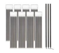 Vlecexs Mines Crayon Chantier, 48 Pcs 2.8mm Recharges de Crayons de Charpentier, Solides Mines de Crayon pour Architecte Dessin Construction, Un marquage précis (Noir)