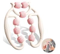 Vlecexs Rouleau de Massage, Masseur Anti Cellulite 360°, Rouleau Cellulite Massage avec 9 Roues, Rouleau de Massage Musculaire des Jambes, pour Les Cuisses Rouleau en Mousse, Soulage la Fatigue