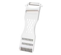 VLEDARLING 6-in-1 Earth Peeler, Fruit and Vegetable Peeler, Peelers for Quick Peeling of All Types of Vegetables and Fruits for Peeling and Grating, Peeler Manual Potato Peeler,Universal Peeler(Blanc)