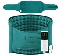 Vleuexe Coussin Chauffant Electrique 130 x 30cm,Ceinture Lombaire Chauffante Avec Poche,Ceinture Chauffante Lombaire,Dos Cervicales Abdomen,9 température et Arrêt Automatique,Lavable en Machine