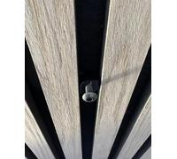 Vleugel Clip à vis M5 pour Panneaux muraux acoustiques - Akupanel - Panneaux acoustiques - Filetage intérieur - Espacement Entre Les Lattes de 13 à 15 mm - Vis M5 de 20 mm incluses - 4 pièces