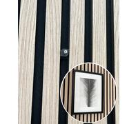 Vleugel Lot de 4 clips muraux acoustiques - Pas de perçage nécessaire - Noir - Plastique - Vis - Support photo - Clip de panneau mural acoustique