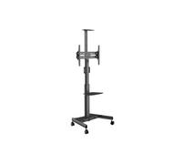 Pied mobile pour écran de 32" à 65" avec support pour caméra