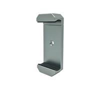 VlHpnpe 2. Pince de téléphone légère en alliage d'aluminium avec vis de 6,35 mm pour trépieds, accessoires de diffusion en direct, adaptateur de trépied pour tablette