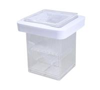 VlHpnpe Boîte d'élevage flottante transparente pour nouveau-né, frai et isolation, incubateur de poissons