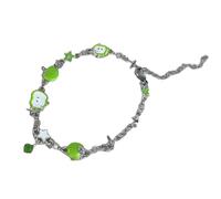 VlHpnpe Chaîne de poignet réglable avec breloque étoile de fruit vert pour femme, accessoire minimaliste pour tous les jours, bijou à breloques géométriques jeunes
