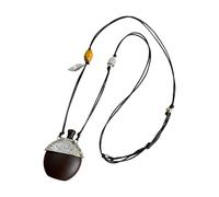 VlHpnpe Collier avec pendentif en bois dans de nouveaux designs chinois, portable et confortable à porter, bijoux en bois pour femme