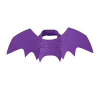 VlHpnpe Costume d'Halloween avec ailes de chauve-souris pour chiens et chats de petite à grande taille - Violet - 3 tailles