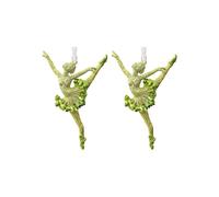 VlHpnpe Décoration de Noël verte brillante facile à suspendre pour une suspension facile et durable PC pour les fêtes et la décoration de la maison Décoration de mariage papillon lumineux