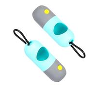 VlHpnpe Distributeur de sacs à déjections canines à lumière LED portable et à libération rapide pour changer de sac dans divers distributeurs lumineux faciles à changer