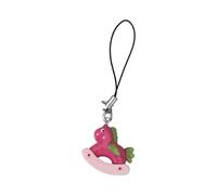 VlHpnpe Dragonne de téléphone portable avec breloque cheval facile à transporter au poignet ou sac à main pour activités quotidiennes sécurisées, rose rouge, One Size