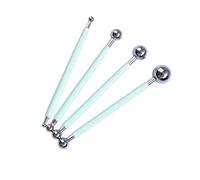 VlHpnpe Ensemble d ' Outils de poterie Portables 4 pièces, à Points d ' Argile à Double extrémité et Outil de texturation pour la Gravure sur céramique, Fournitures de Art détaillées