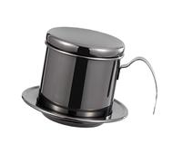 VlHpnpe Filtre à café en acier inoxydable réutilisable pour la maison, le bureau, les voyages, le goutteur vietnamien, portable