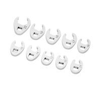 VlHpnpe Jeu de clés mixtes à cliquet à poignée ergonomique, 10 piece set | Entraînement 3 / 8 pouces avec fonction de dégagement rapide pour les projets d ' espace restreint et de bricolage