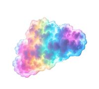 VlHpnpe Lampe Thundercloud 3D USB - Lumière d'ambiance musicale - Ornement pour bureau, plafond, chambre à coucher, salon, bureau, fête, nuage de tonnerre - Lumières LED pour plafond