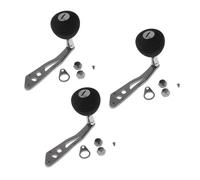 VlHpnpe Moulinet de pêche à poignée unique en alliage d'aluminium rotatif à bascule Outil de pêche Poignée rotative