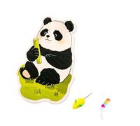 VlHpnpe Patin à gratter adhésif en feutre pour économiser de l'espace - Pour économiser de l'espace - Motif chaton