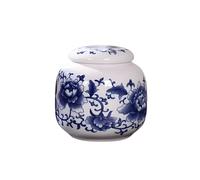 VlHpnpe Récipient de crémation délicat en céramique pour cénotaphe artistique, taille compacte, gain de place, idéal pour le stockage des débris, pot de présentation pour débris en faïence